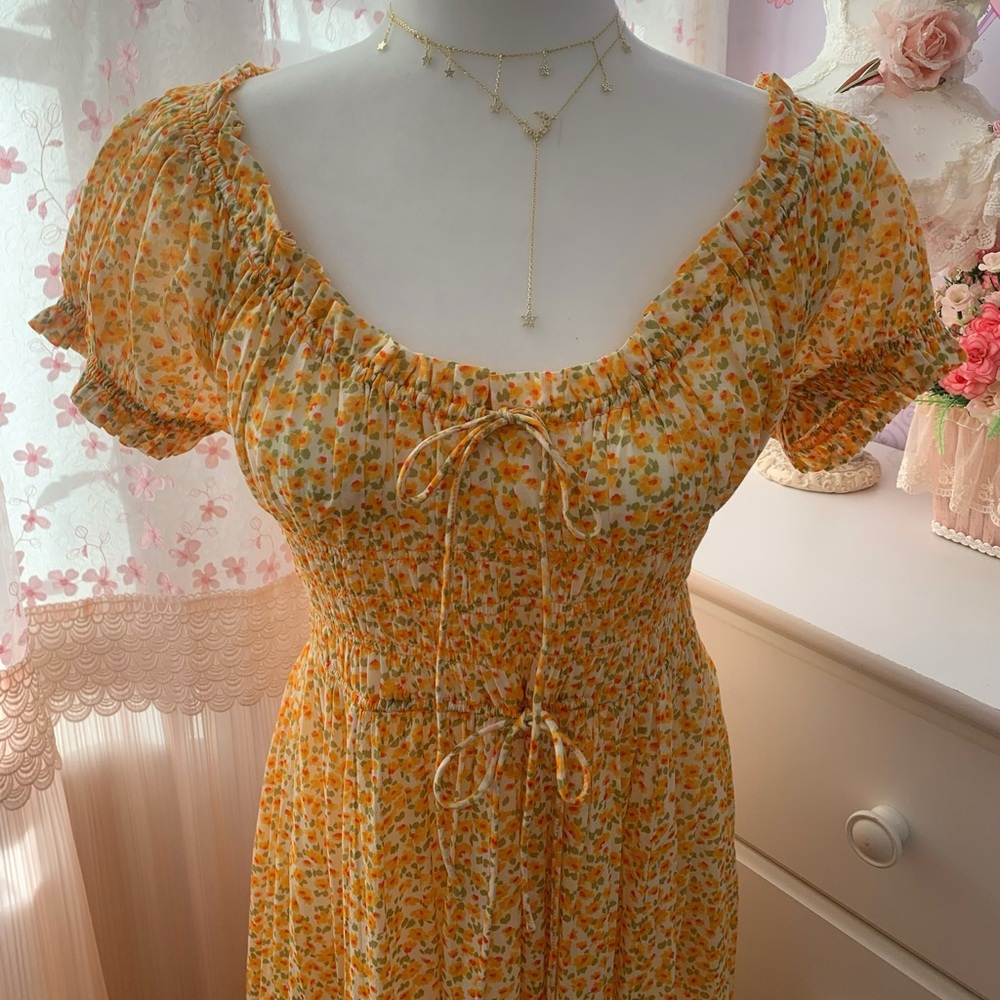 Doen Ashlynn Dress Clementines Daisy Fields - Picture 9 of 10